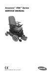 Invacare ® FDX ® Series SERVICE MANUAL