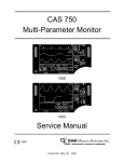 CAS 750 Service Manual