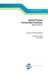 General Purpose Thermal Mass Flowmeter Model 4140