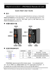 Quick Start User Guide PROFI-8155/8255