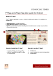 FT App and ePaper App User guide for Android