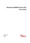Winmate E430RM2 Series PDA User Guide