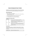 Internet Keyboard User's Guide
