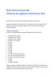 Guía de funciones del Sistema de vigilancia GeoVision V8.5