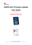 ADATA S511 Firmware Update User Guide