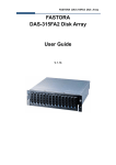 FASTORA DAS-315FA2 Disk Array User Guide