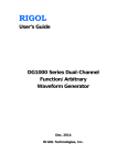 User's Guide DG1000 Series Dual-Channel Function/Arbitrary