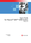 User's Guide for Polycom® QDX™ 6000 Systems