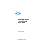 Agilent EPM-P Series Peak and Average Power Meters User's Guide