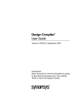 Design Compiler® User Guide