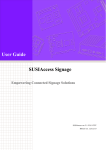 User Guide SUSIAccess Signage