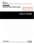 EV2300 Evaluation Module Interface Board User's Guide (Rev. A