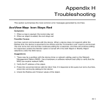 Appendix H Troubleshooting