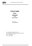 PMePV6000 user manual