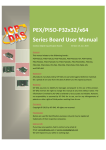 PEX/PISO-P32x32/x64 Series Board User Manual