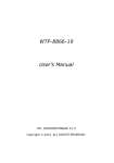 WTP-8866-19 User's Manual - Wincomm