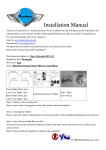 Installation Manual - YI TING Enterprise CO.,Ltd.