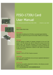 PISO-1730U Card User Manual
