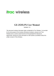 GE-2525LPX User Manual