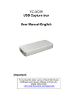 VC-AC09 USB Capture box User Manual-English