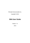 G6A user manual V1.0