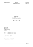 SIS3801 VME Multiscaler User Manual