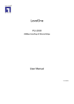 PLI-2030 User Manual