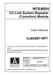 CC-Link System Repeater (T-junction) Module User's Manual