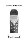 Wireless VoIP Phone User's Manual