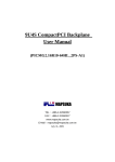9U4S CompactPCI Backplane User Manual