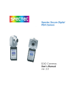 camera user's manual for PPC spectec brand.indd