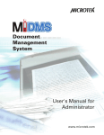 Document Management System User's Manual for