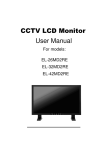 CCTV LCD Monitor User Manual