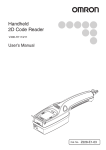 V400-H111/211 Handheld 2D Code Reader User's Manual