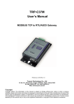 TRP-C37M User's Manual