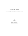 IEAST User Manual IEAST - An Integrated Environment for