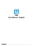VMS User Manual - English