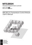 MELSEC-Q Temperature Control Module User's Manual