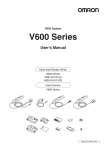 V600 Series Hand-held Reader Writer User's Manual