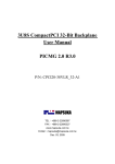 3U8S CompactPCI 32-Bit Backplane User Manual