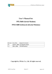 User's Manual for: PP2-5600 (Serial Modem) PP2I-5600