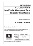 CC-Link System Low Profile Waterproof Type Repeater Hub Module
