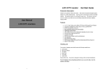 User Manual LCD CCTV monitors LCD CCTV monitor Get Start Guide