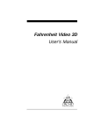 Fahrenheit Video 3D User's Manual