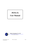 PEM-1X User Manual - Soliton Technologies CO., LTD.