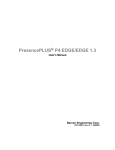 PresencePLUS P4 EDGE and EDGE 1.3 User's Manual