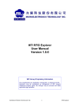 User Manual Version 1.0.0 - Microelectronics Technology Inc.