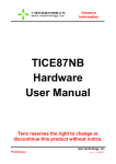 TICE87NB Hardware User Manual