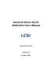 AiCOM-5012 User Manual - LCSI Industrial Ethernet and PoE switch