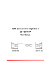 HDMI Extender Over Single Cat. 5 EC-HE3101